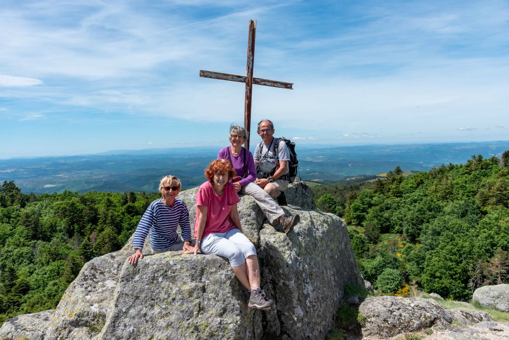 Le sommet de St Guiral à 1330m !