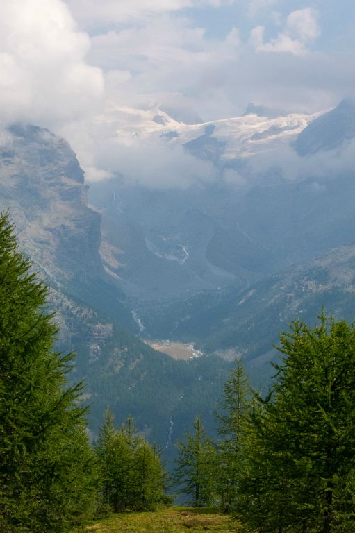 Pas de chance, le belvédère annoncé est décevant !