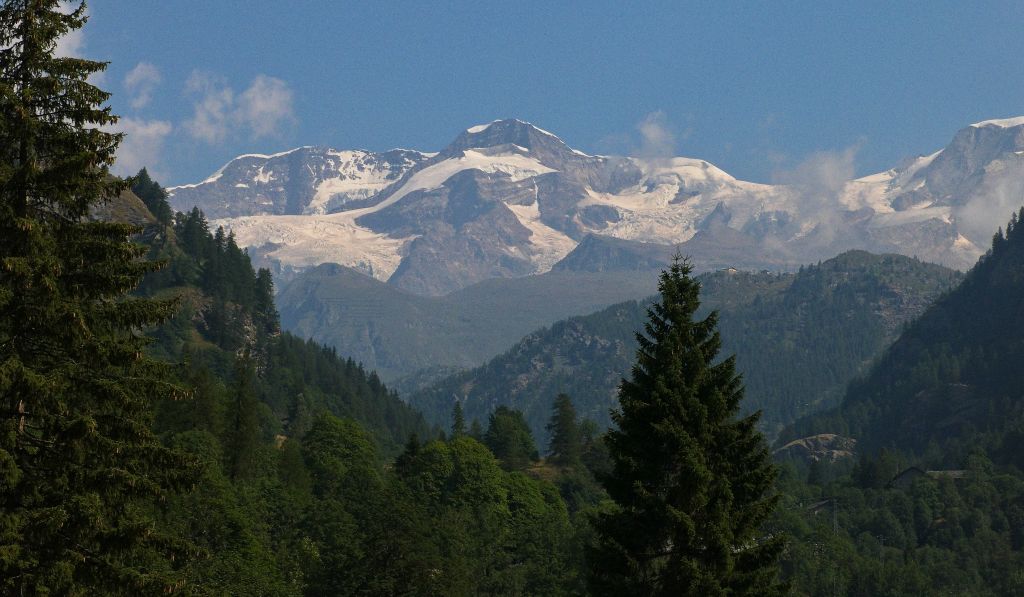 Enfin, nous pouvons admirer le Mont Rose