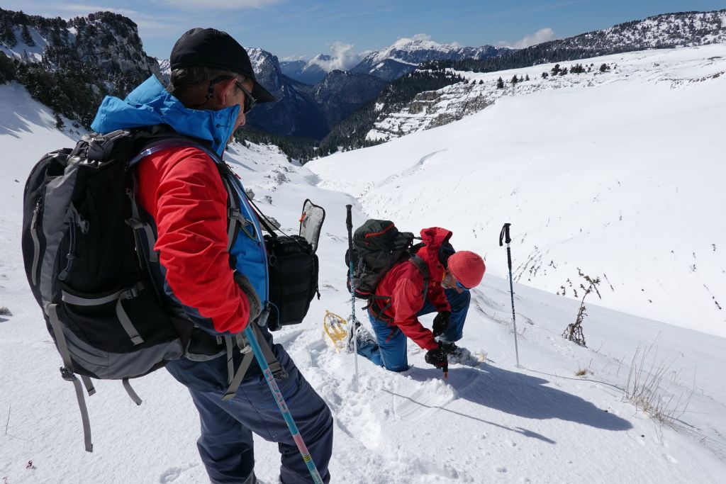 Lors de la descente, petite explication de géologie