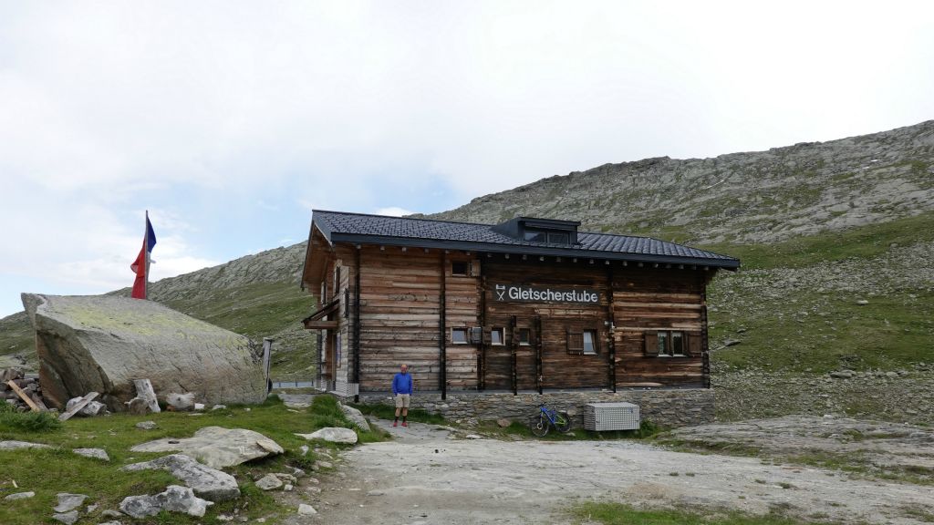 Arrivée au refuge Gletscherstube à 2357m