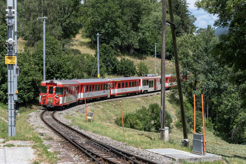 Puis petit train jusqu'à Mörel