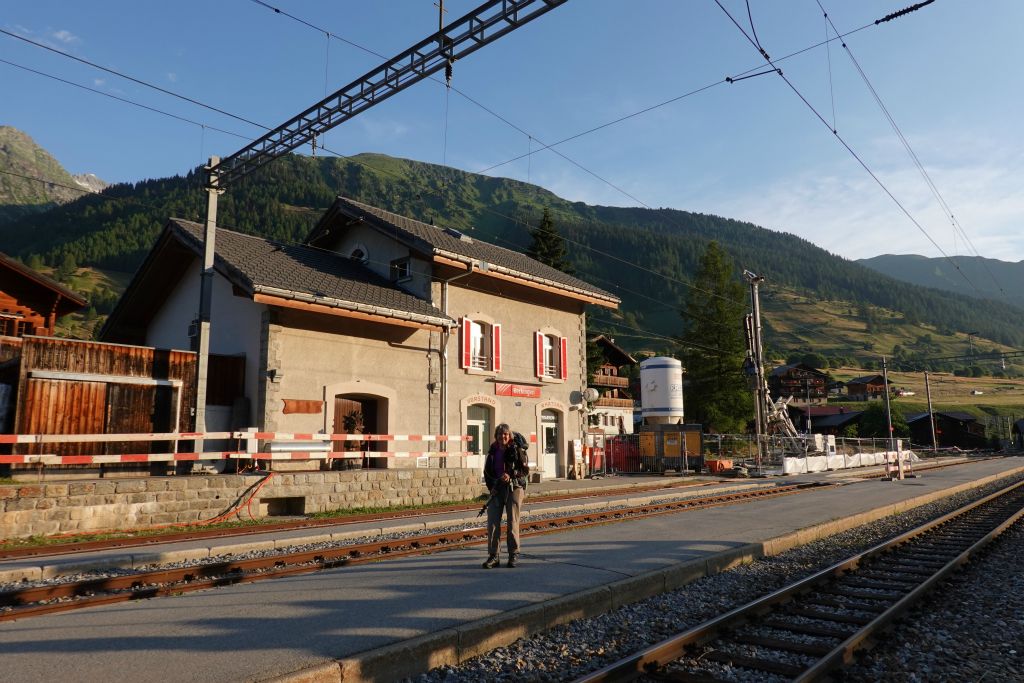 Cela commence par le train (on s'économise encore ! )