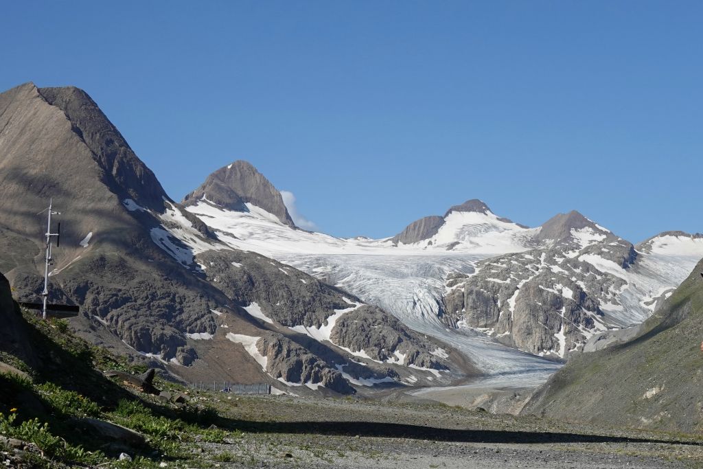 C'est parti ! Vue sur le glacier Griesgletscher