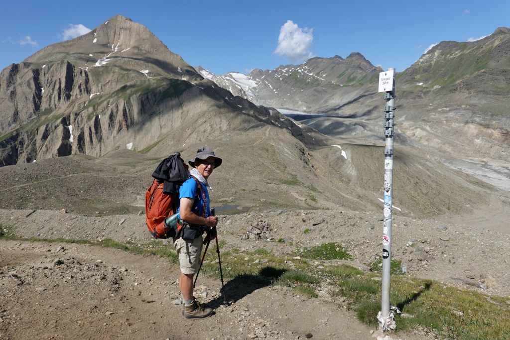 Griespass à 2479m : frontière Suisse - Italie