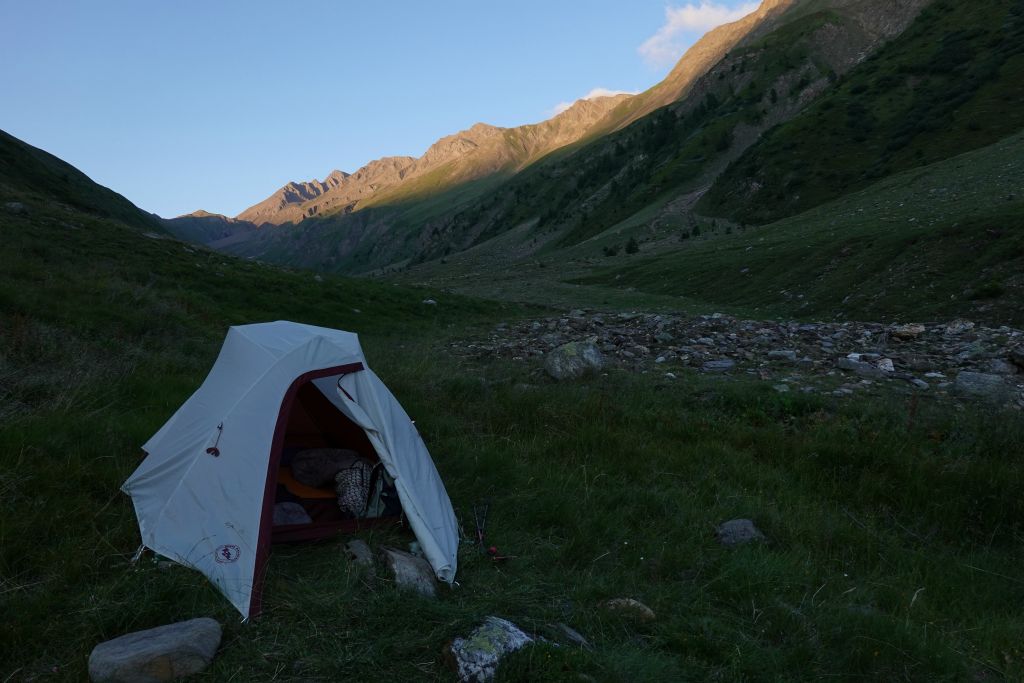 En soirée, plaisir du bivouac