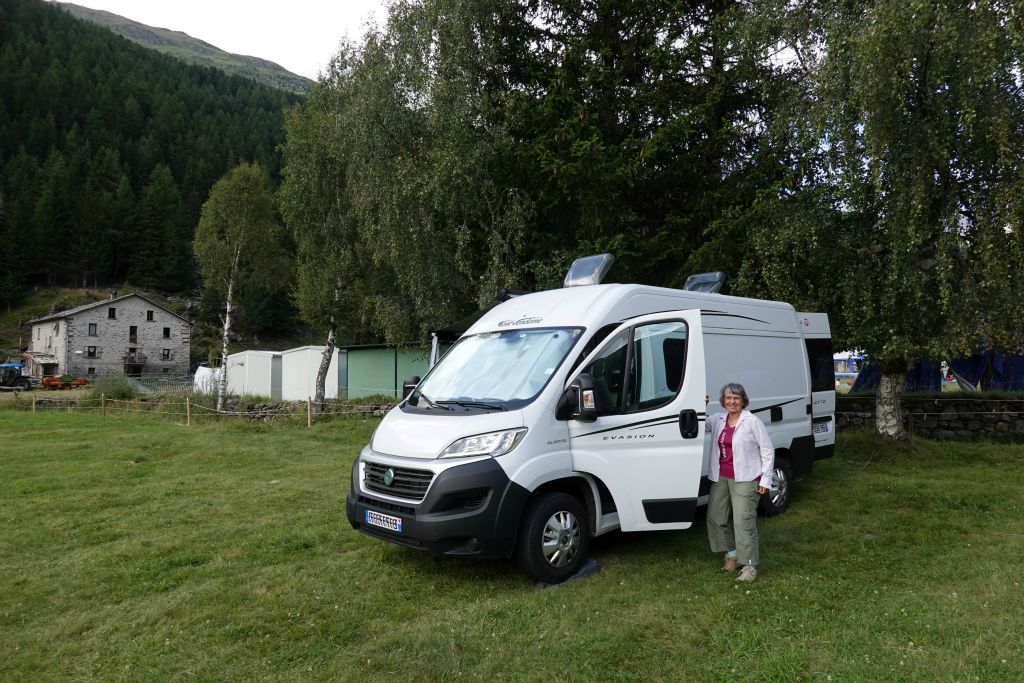 Changement de vallée. Dans le Valfurva, camp à Santa Caterina 