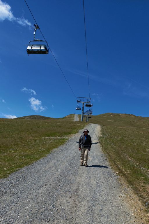 Voici le sentier pédestre de la station !