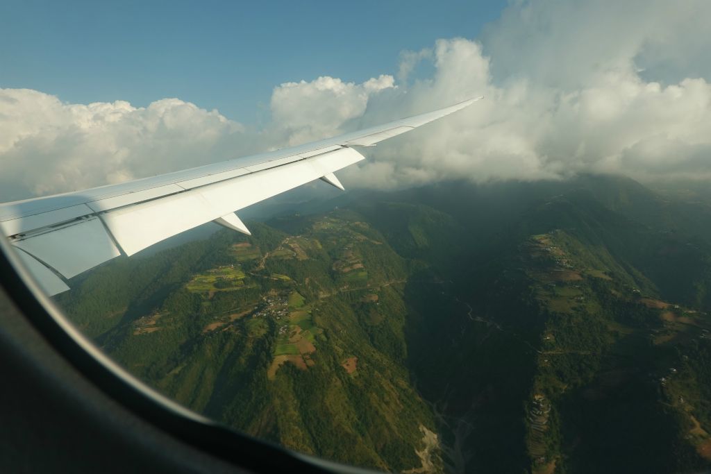 Vol jusqu'à Kathmandu