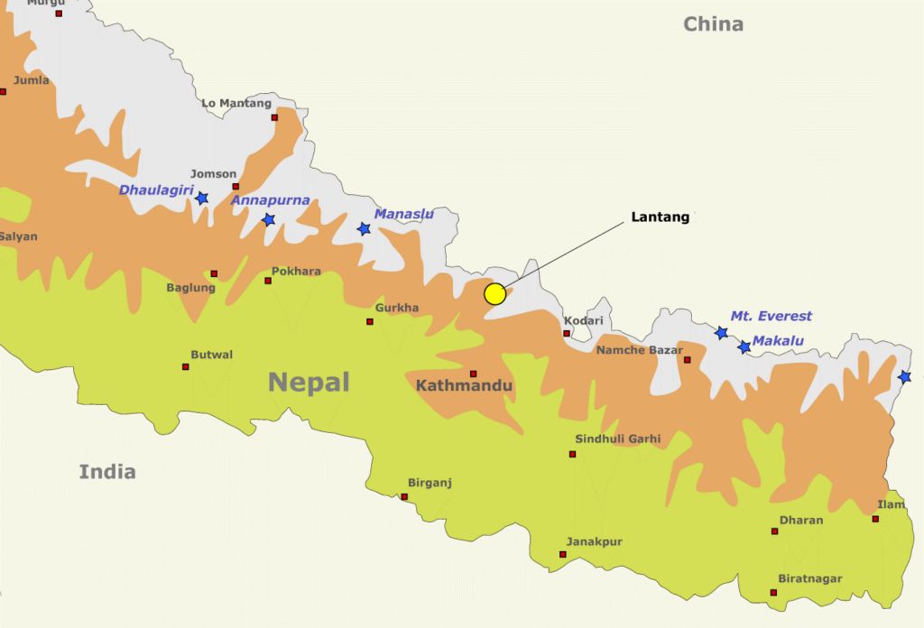 Népal et la région du Langtang 