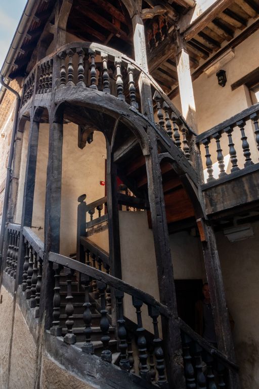 Escalier du  musée de la Visitation (ordre de religieuses)