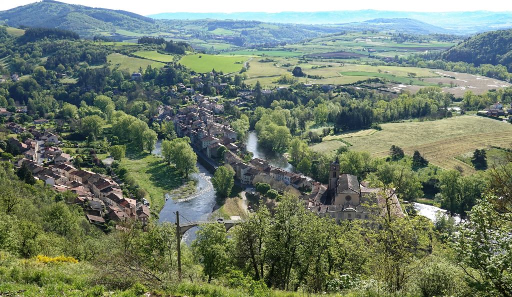 Lavoûte-Chilhac  vue de haut !