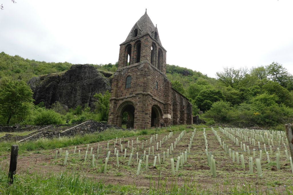 la chapelle Ste-Marie-des-Chazes, fermée pour travaux