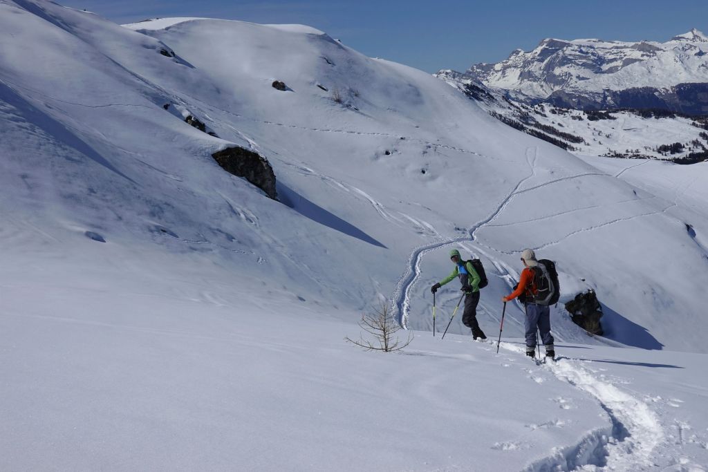 Retour en faisant une grande  et superbe boucle