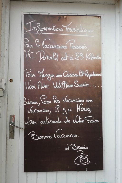 De plus, les proprios ont le sens de l'humour !