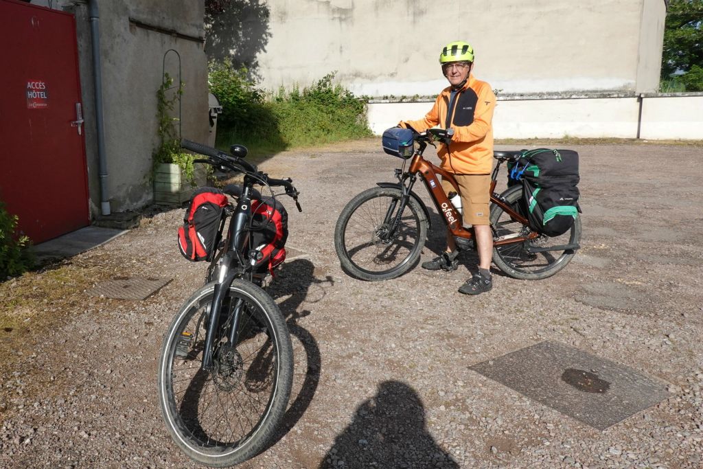 Arrivée à Guérigny, après seulement 51 km
