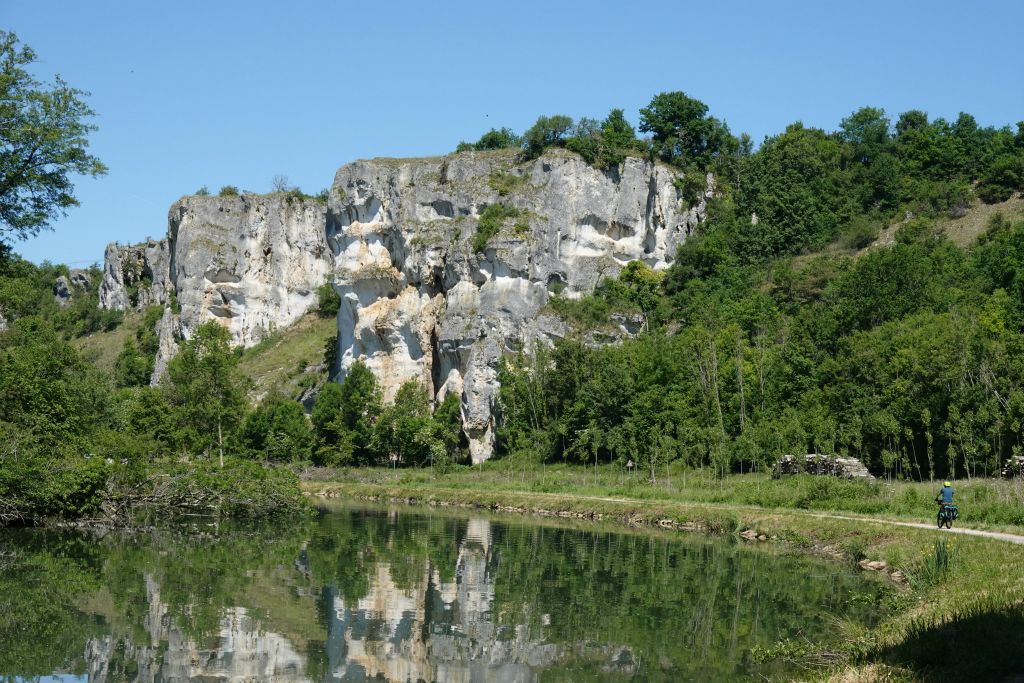A nouveau les rochers du Saussois, bien éclairés aujourd'hui