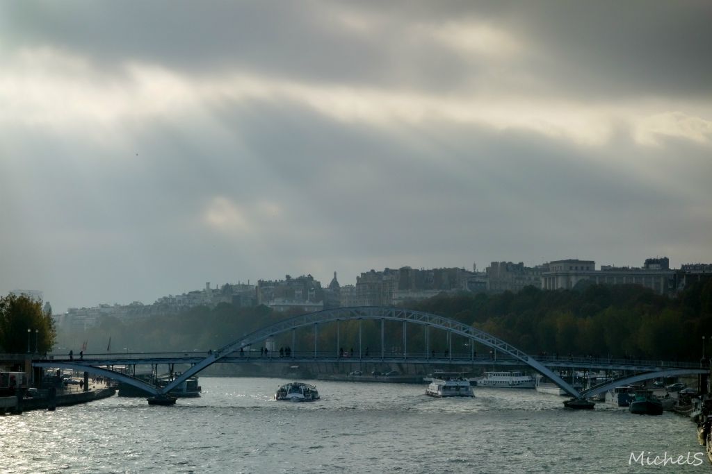 Vue du pont de l'Alma