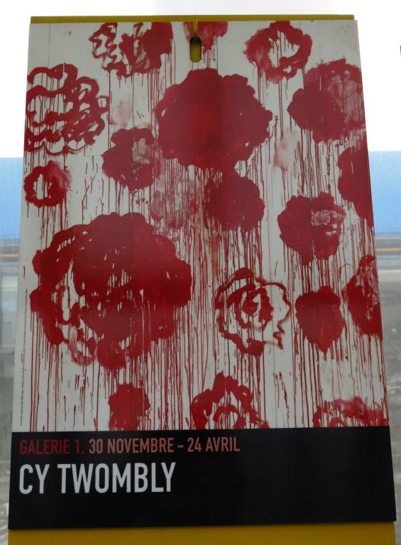 Exposition du peintre, dessinateur, sculpteur américain Cy Twombly