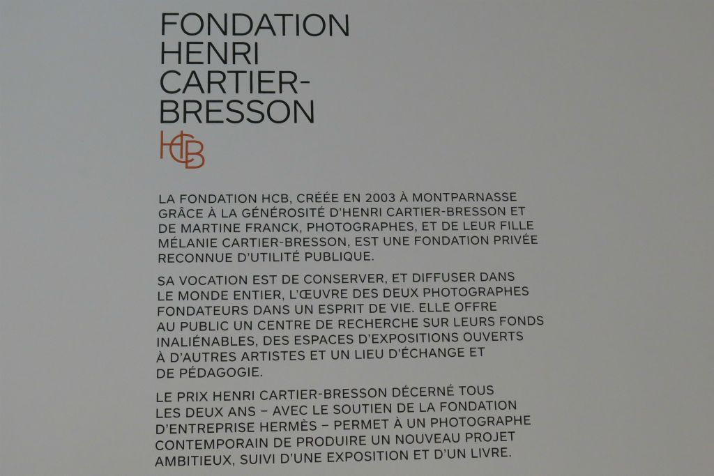 La fondation HCB abrite les photos de Henri Cartier-Bresson et de son épouse Martine Franck