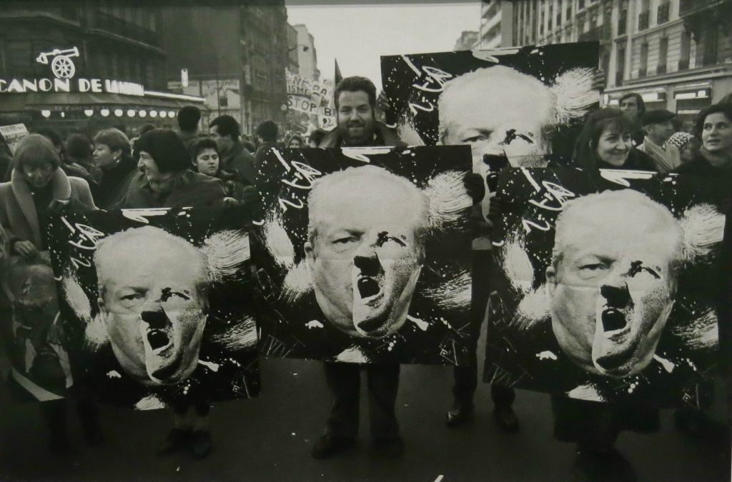 Manifestation contre l'extrême droite, Paris, 1992